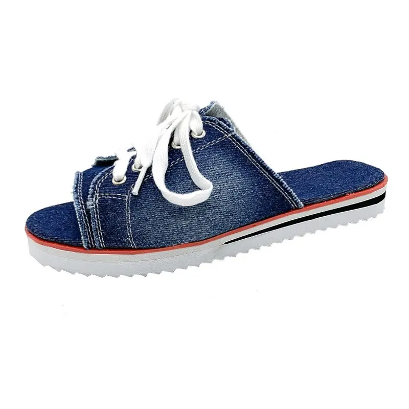 Mandinga Denim Tennis Slippers