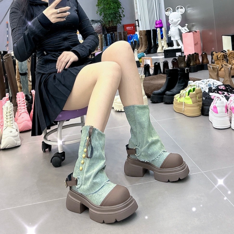 Perry Denim Boots