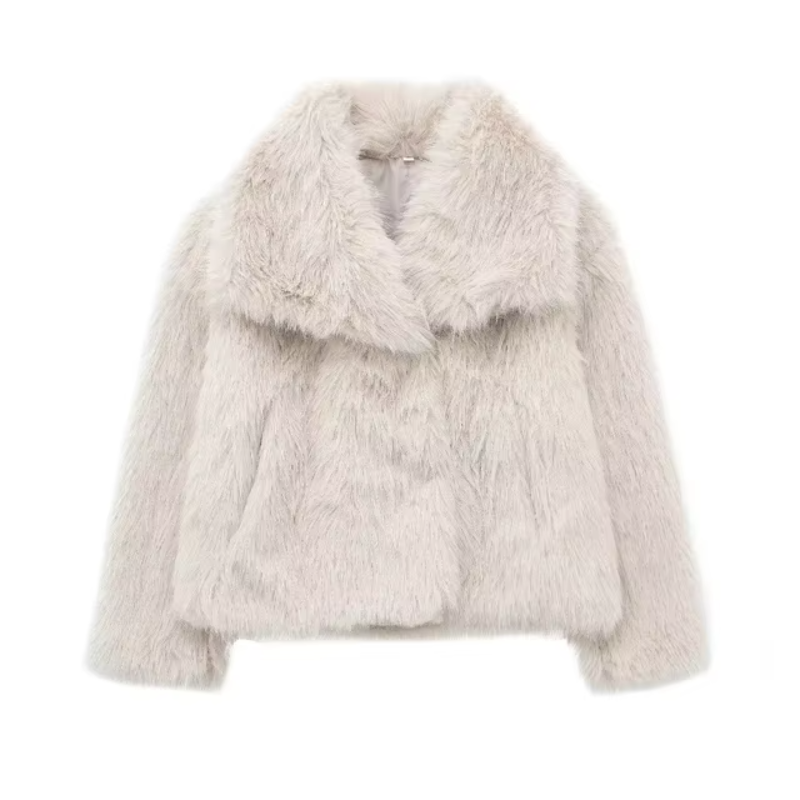 Velvet Snow Fluffy Coat