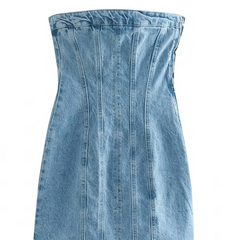 Katy Sexy Denim Dress