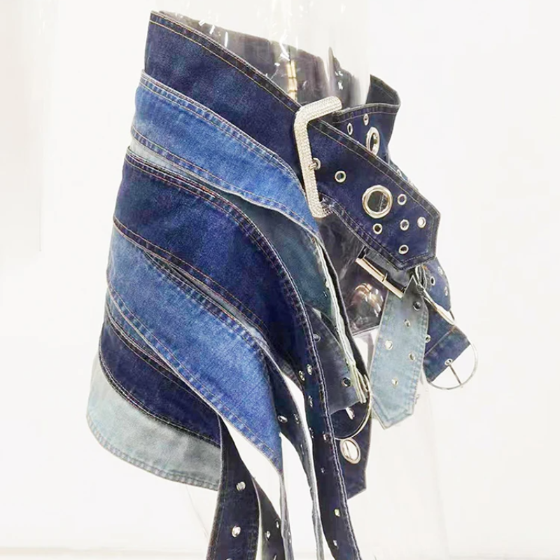 Astrid Bold Denim Skirt