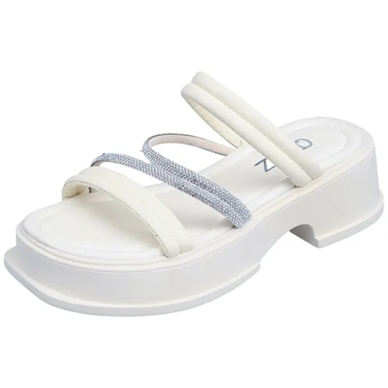 Santorini Platform Slippers