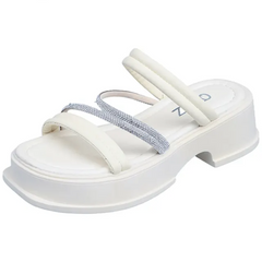 Santorini Platform Slippers