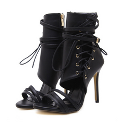 Savannah Lace-Up Heels