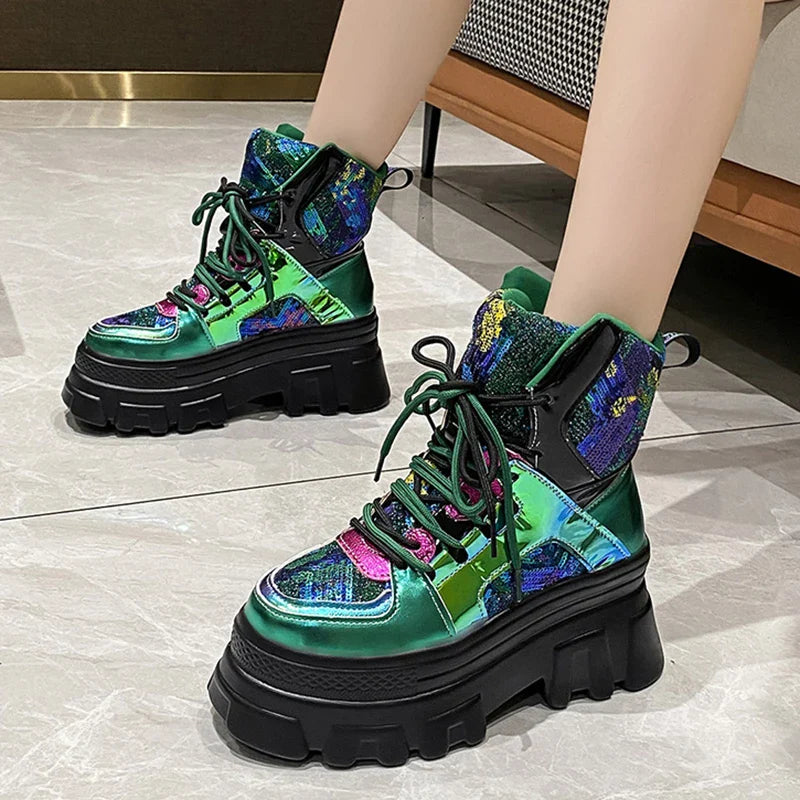 Techno Walk Chunky Boots