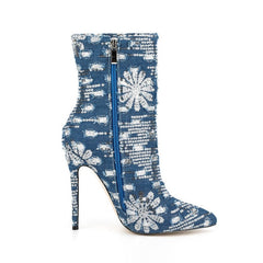 Luna Denim High Heels