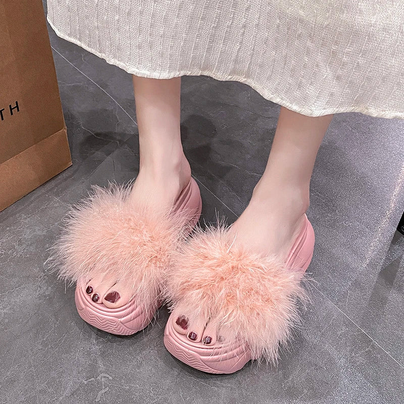 CozyPaws Platform Slippers