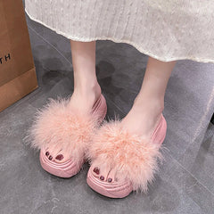 CozyPaws Platform Slippers