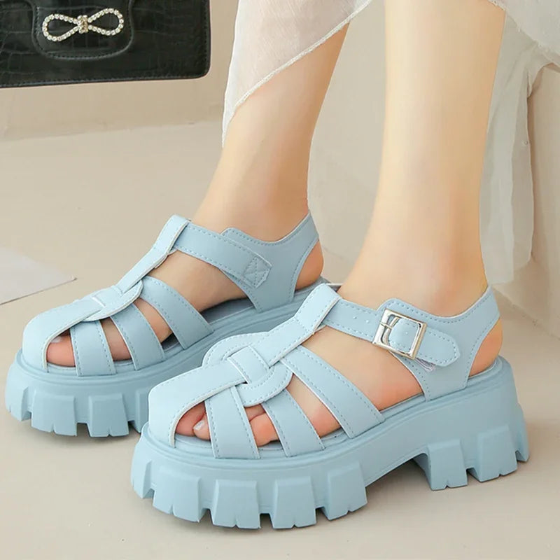 Veneto Roman Platform Sandals