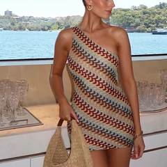 Off Balance Mini Dress
