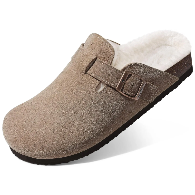 ArcticWarm Fuzzy Suede Slippers
