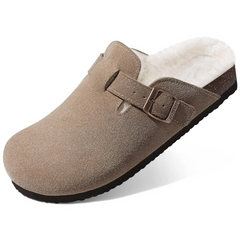 ArcticWarm Fuzzy Suede Slippers