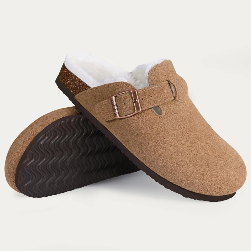 ArcticWarm Fuzzy Suede Slippers