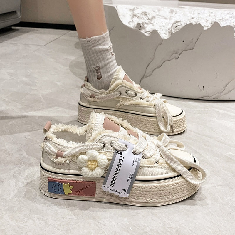 Flora Platform Sneakers