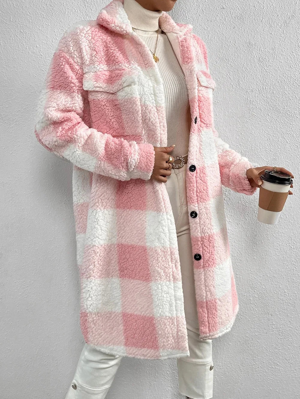 Lumia Checkered Coat