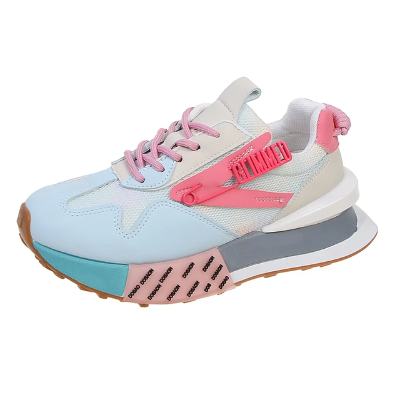 Glimmed Path Platform Sneakers