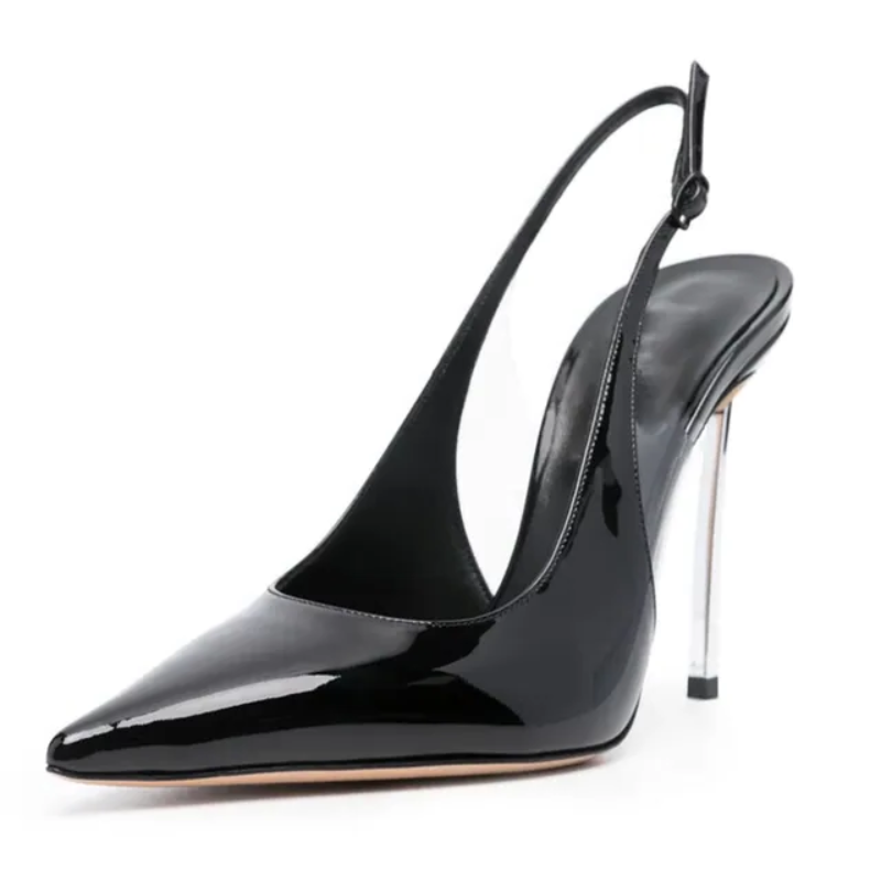PointePivot Denim Heels