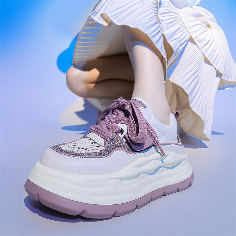 Serene Sovereigns Lace-Up Sandals