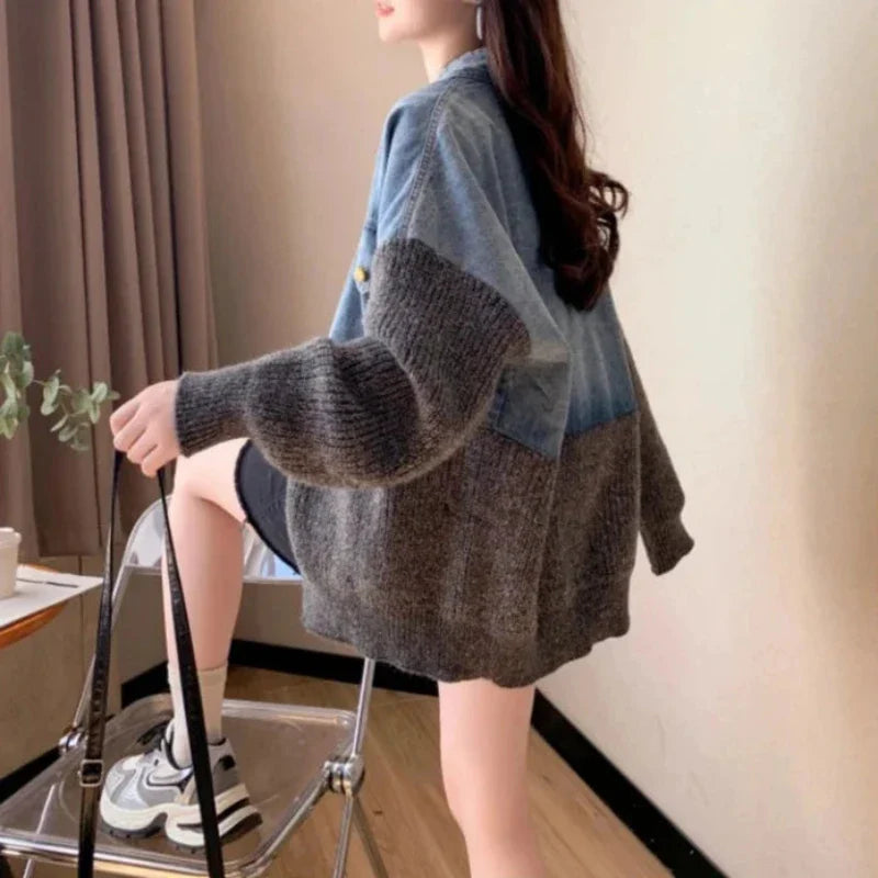 Lazy Dazy Denim Cardigan