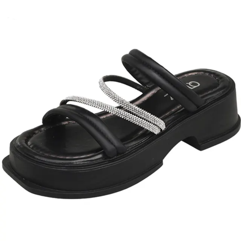 Santorini Platform Slippers