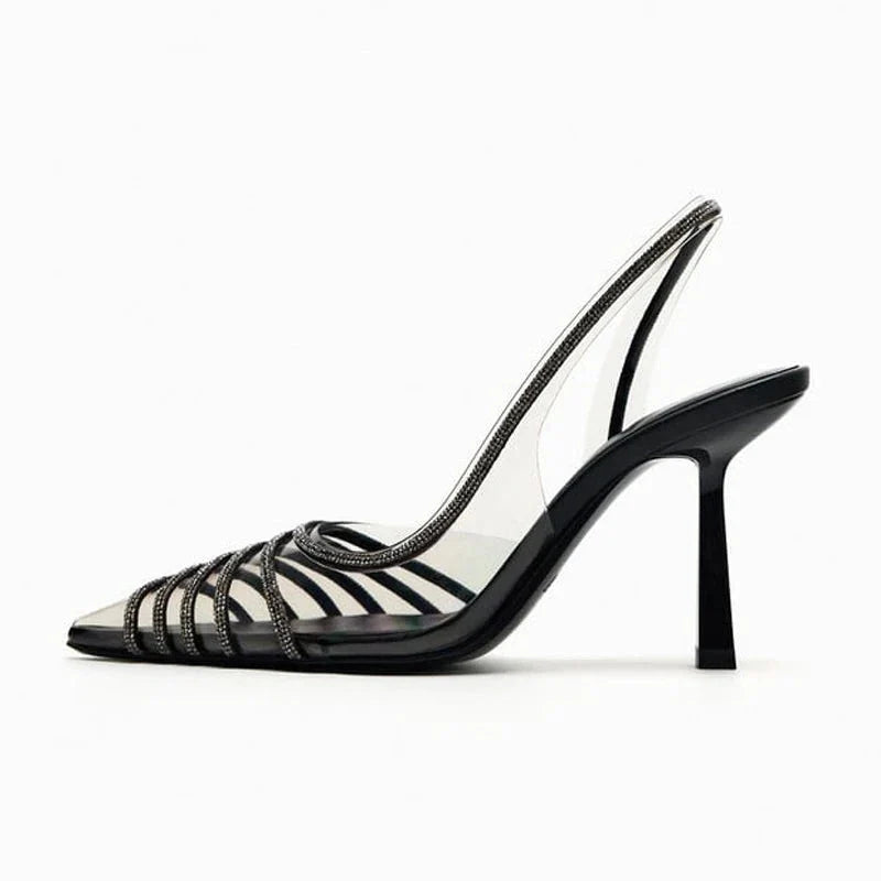 PenelopePulse Rhinestone Heels
