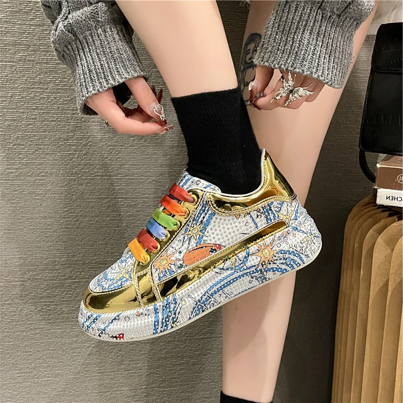 VividVibe Rhinestone Sandals