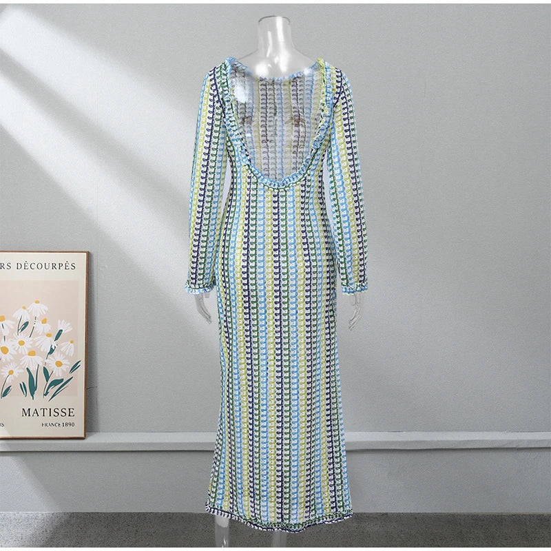 Feminine Flare Maxi Dress