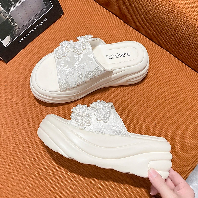 Pearl Petal Slippers