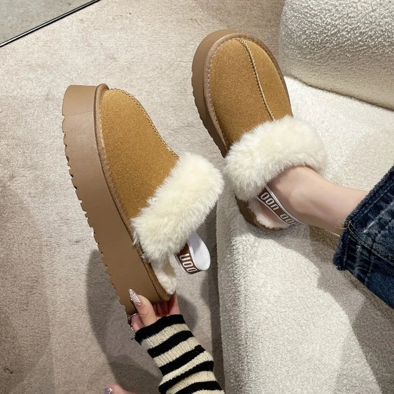 Corolla Fur Slippers