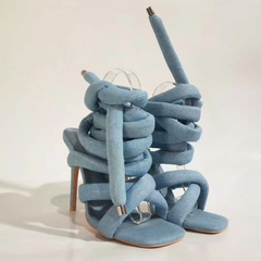 Dubai Denim High Heels