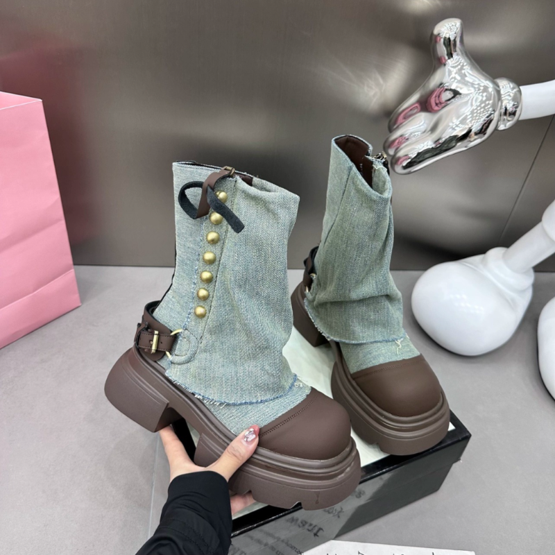 Perry Denim Boots