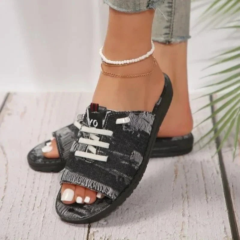 Lexy Urban Denim Slippers