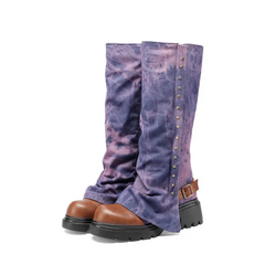Brithany Chunky Denim Boots