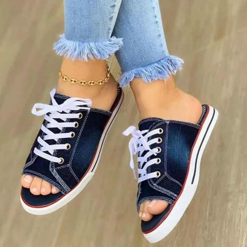 Mandinga Denim Tennis Slippers
