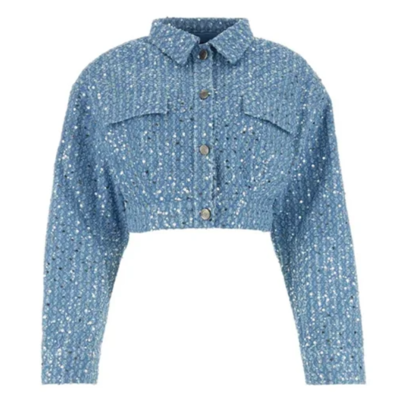 Felly Sequined Denim Set