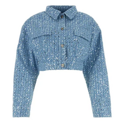 Felly Sequined Denim Set