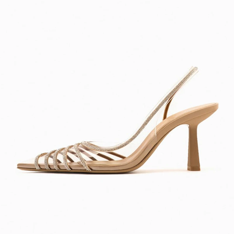 PenelopePulse Rhinestone Heels