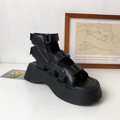 Sandy Buckle Platform Sandals