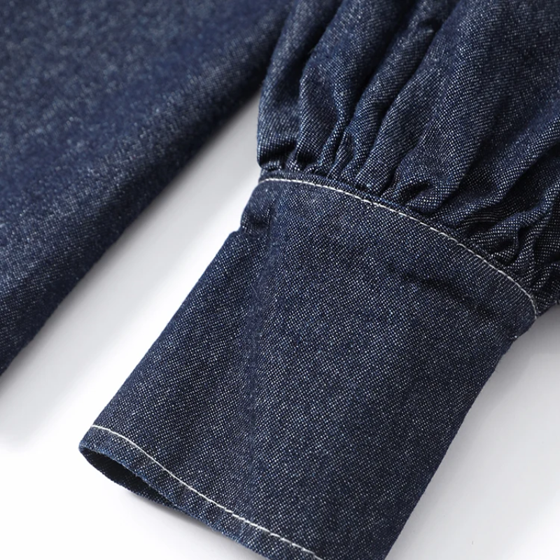 Fashionista Denim Bow Shirt