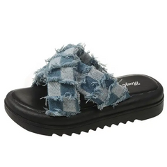 Sonya Denim Slippers