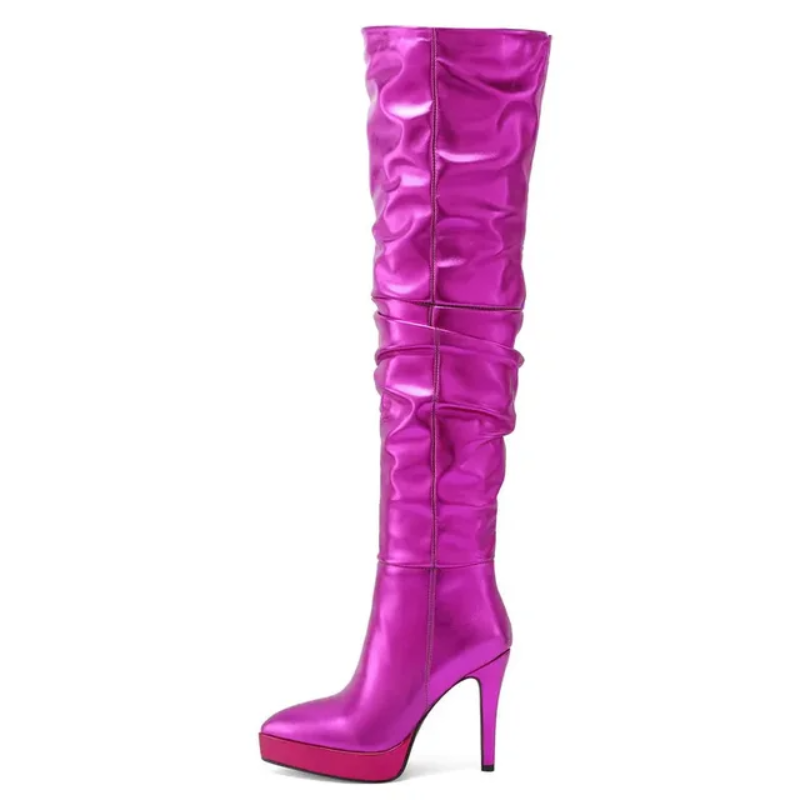 Superstar Glossy High Boots