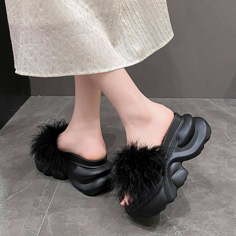CozyPaws Platform Slippers