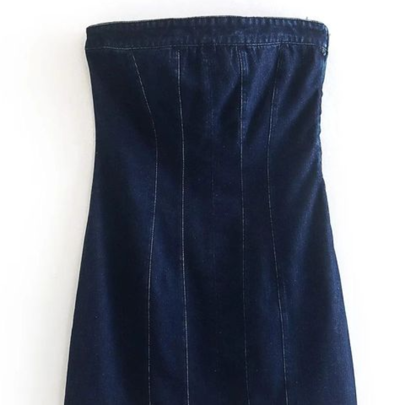 Katy Sexy Denim Dress