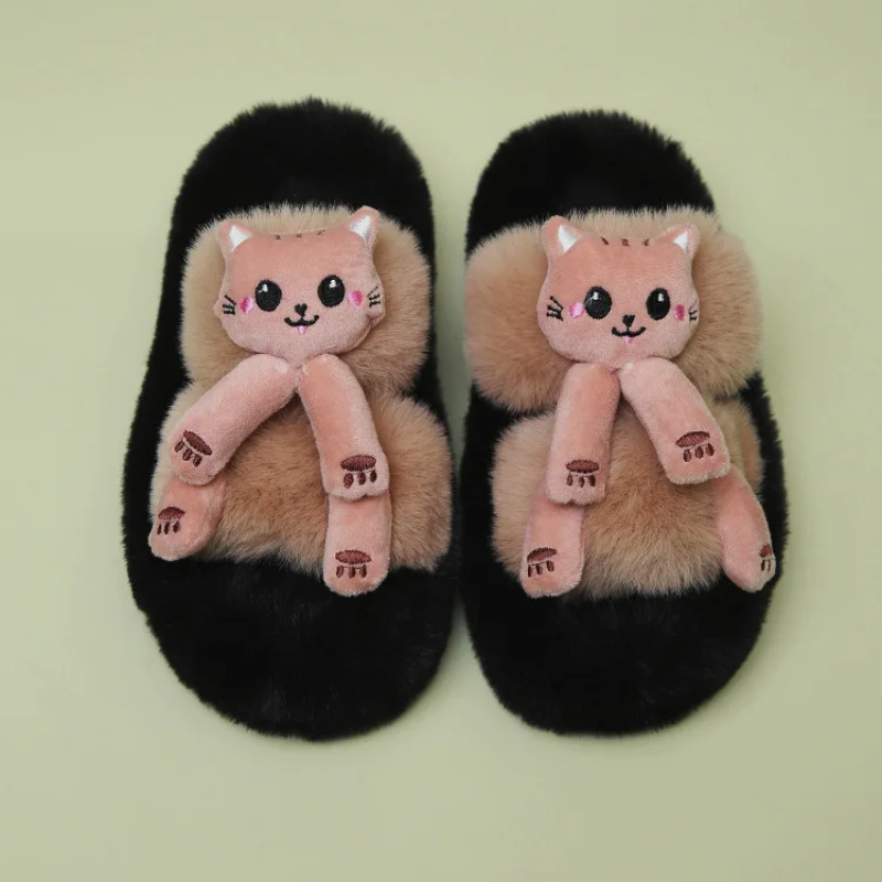 Funny Wild Plush Slippers