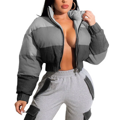 Trio Stripe Puffer Jacket
