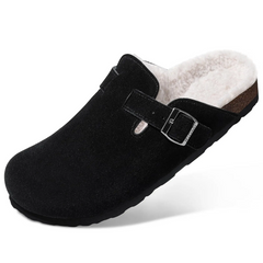 ArcticWarm Fuzzy Suede Slippers