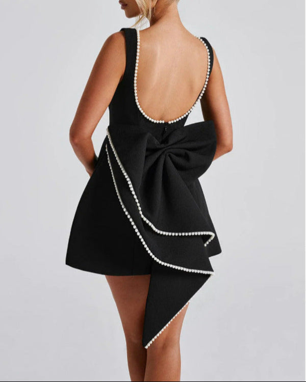 Enchantress Bow Mini Dress