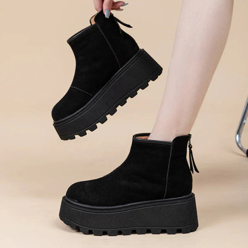 FrostStep Suede Ankle Boots
