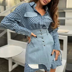 PlaidRush Skirt