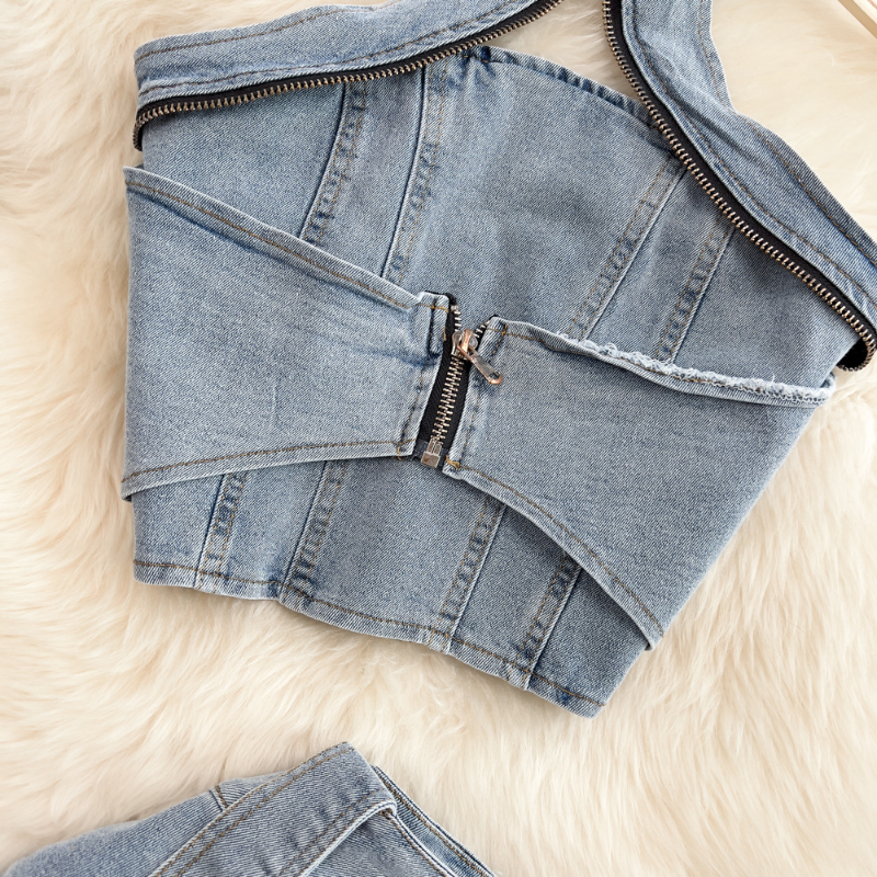 Kimmie Denim Sexy Set